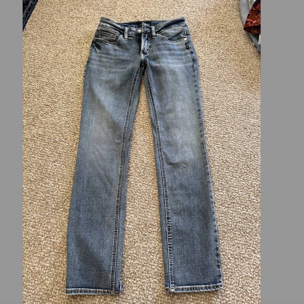 Silver Jeans Co. Tuesday Straight Jeans – Low Rise (26x29)